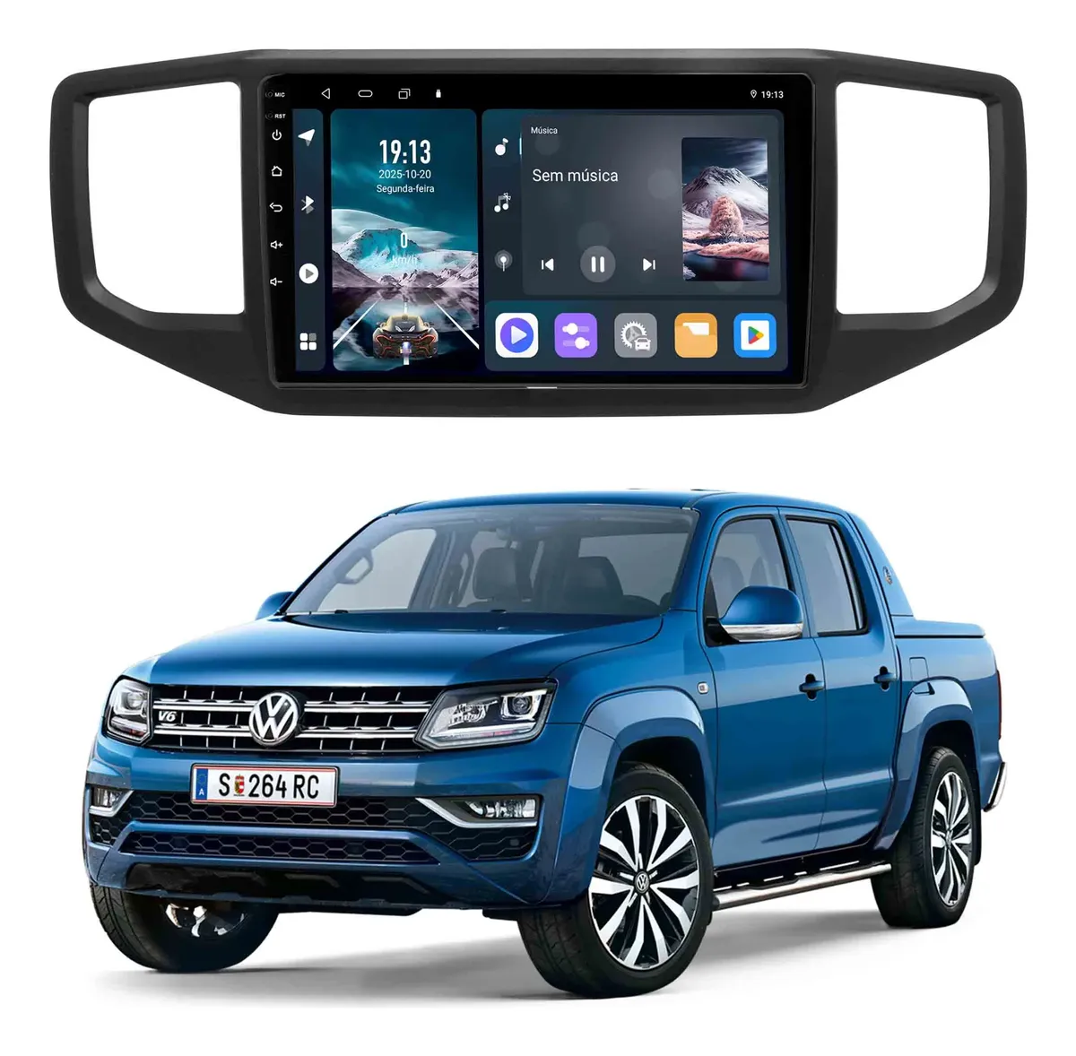 Multimedia  Android Volkswagen Amarok 2017-26 4/64gb Octa 9 Pulgadas 