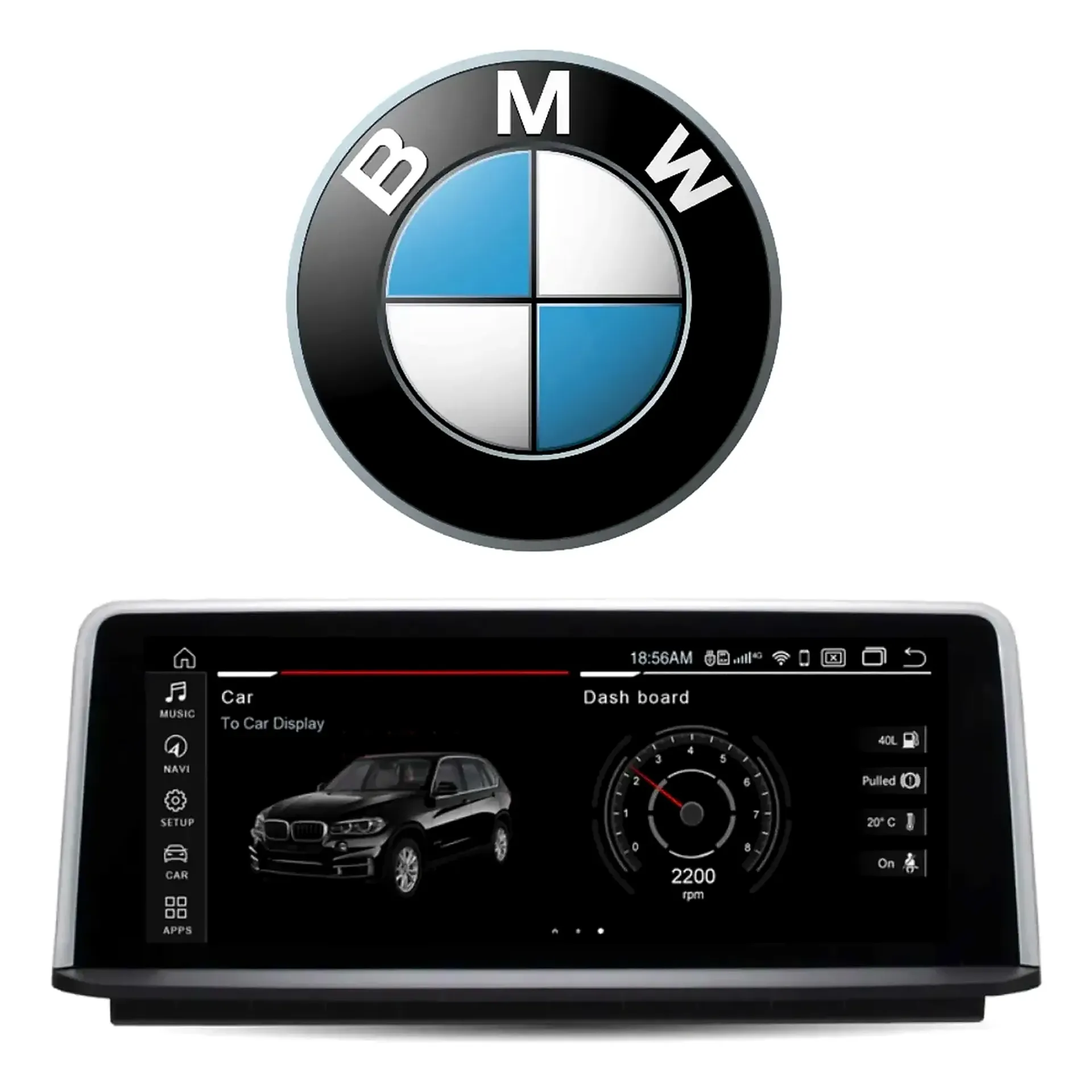 Multimedia Android Especifica Bmw X1 2013/2018 12.3p Octacore 4/64gb 4g